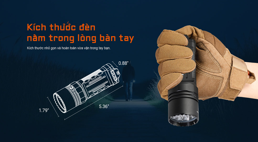 kích thước X20 gọn gàng cầm vừa tay