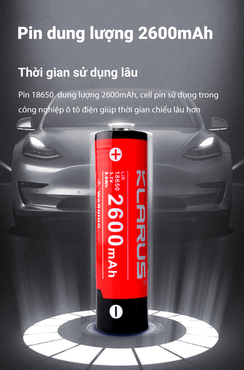 Đèn pin KLARUS A1 Pro 2600mAh