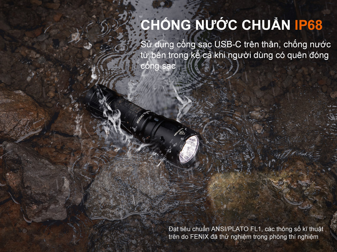 Đèn pin FENIX TK05R chống nước IP68