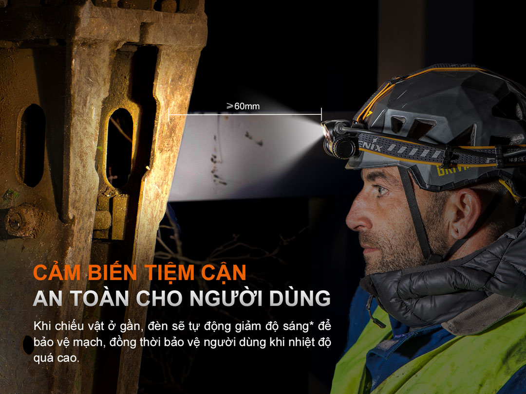 Tính năng cảm biến tiệm cận, an toàn hơn khi sử dụng