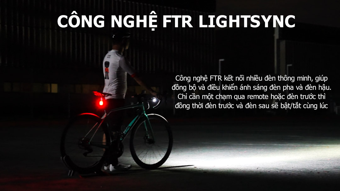 Công nghệ điều khiển FTR LightSync, điều khiển đồng thời đèn pha và đèn hậu.