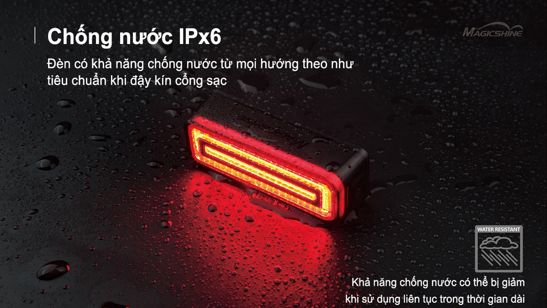Đèn hậu xe đạp MAGICSHINE SEEMEE 100 V2.0  chông nước tiêu chuẩn IPx6