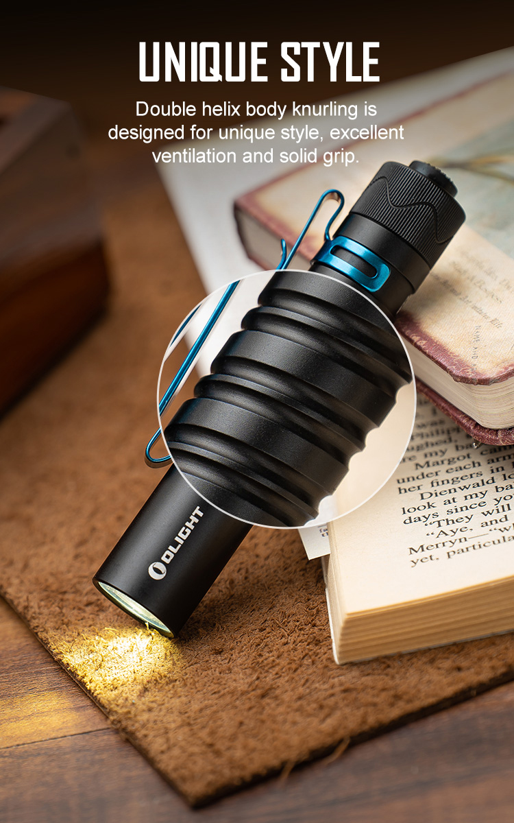 OLIGHT I5R EOS có thiết kế độc đáo