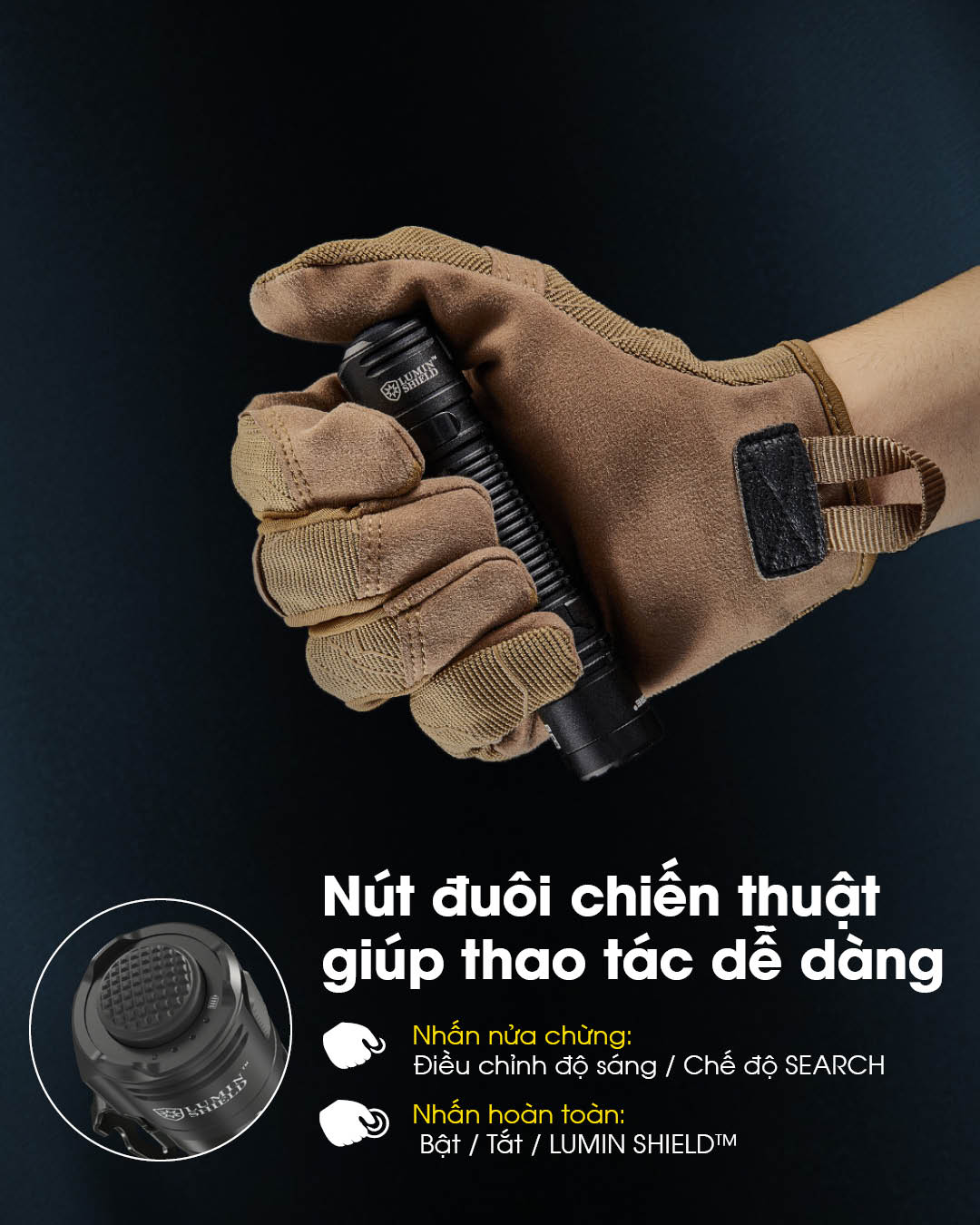 Thiết kế thao tác dễ dàng cho người sử dụng