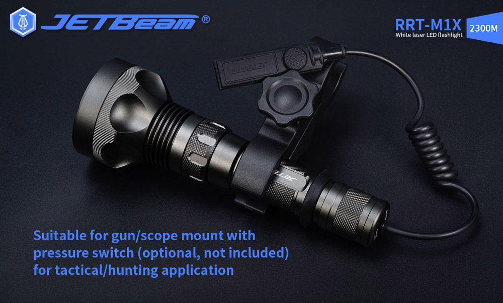 Đèn pin JETBeam RRT-M1X tính tương thích cao