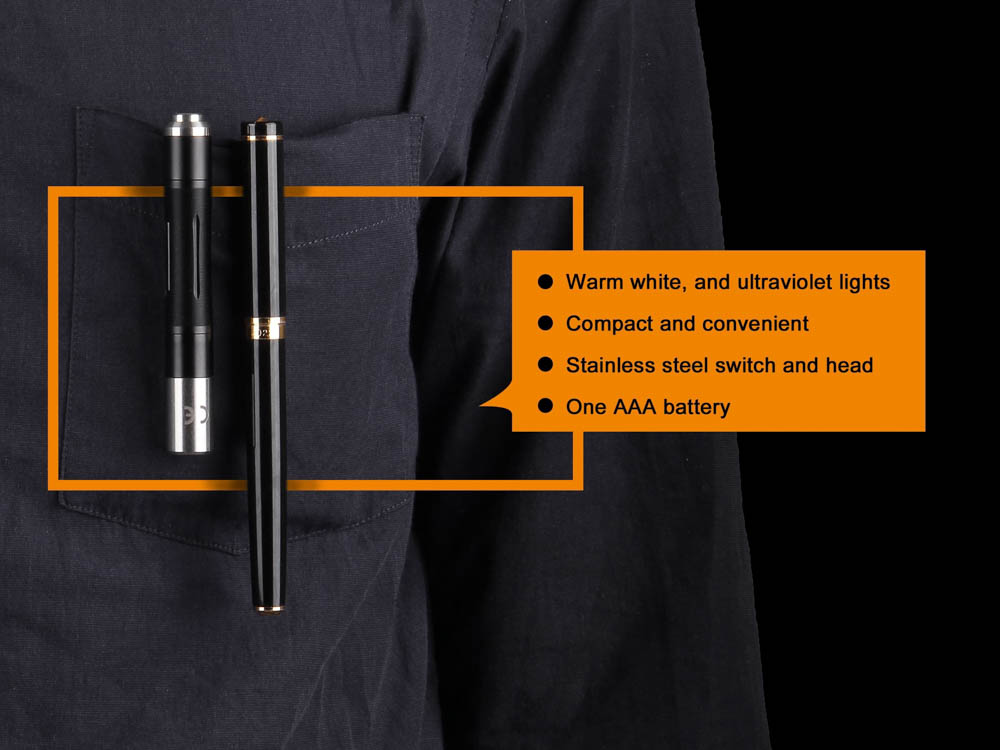 Fenix LD02 V2 có kích thước nhỏ bằng cây bút