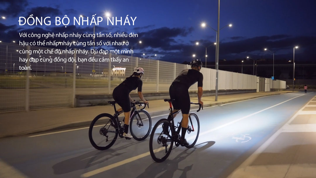 Đèn hậu xe đạp MAGICSHINE SEEMEE 50MAG với khả năng đồng bộ nhấp nháy