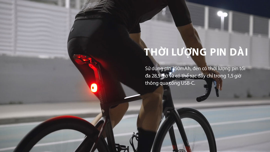 MAGICSHINE SEEMEE 50MAG với thời lượng pin tối đa 28.5h