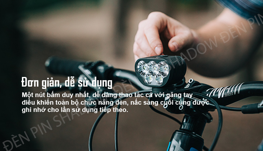 MAGICSHINE MONTEER 8000S đơn giản, dễ sử dụng