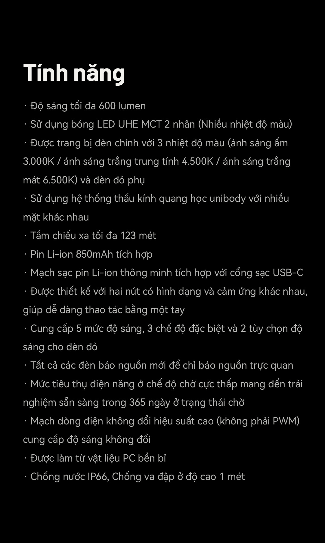 Tính năng nổi bật của NU27