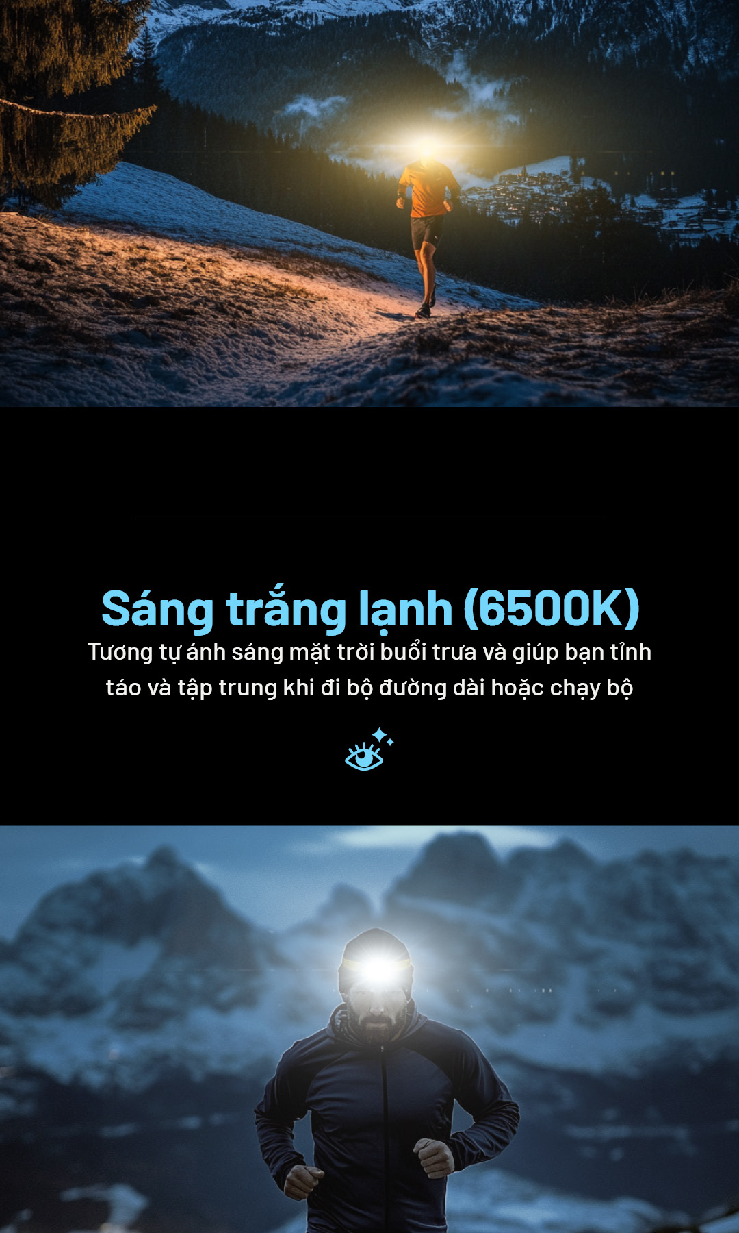 Đèn đeo đầu NITECORE NU27 Sáng trắng 6500K