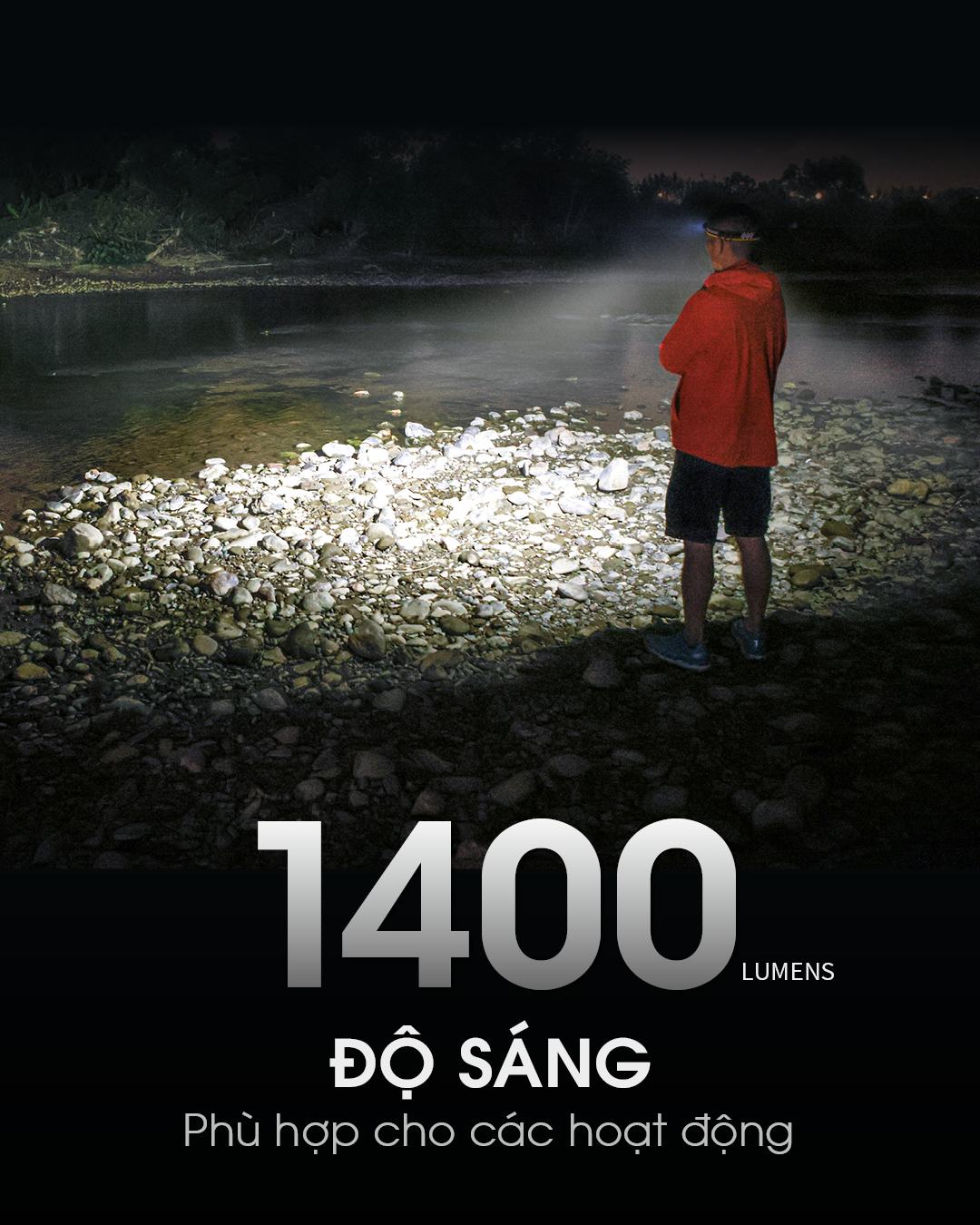 Đèn pin đội đầu NITECORE NU43 1400lumen