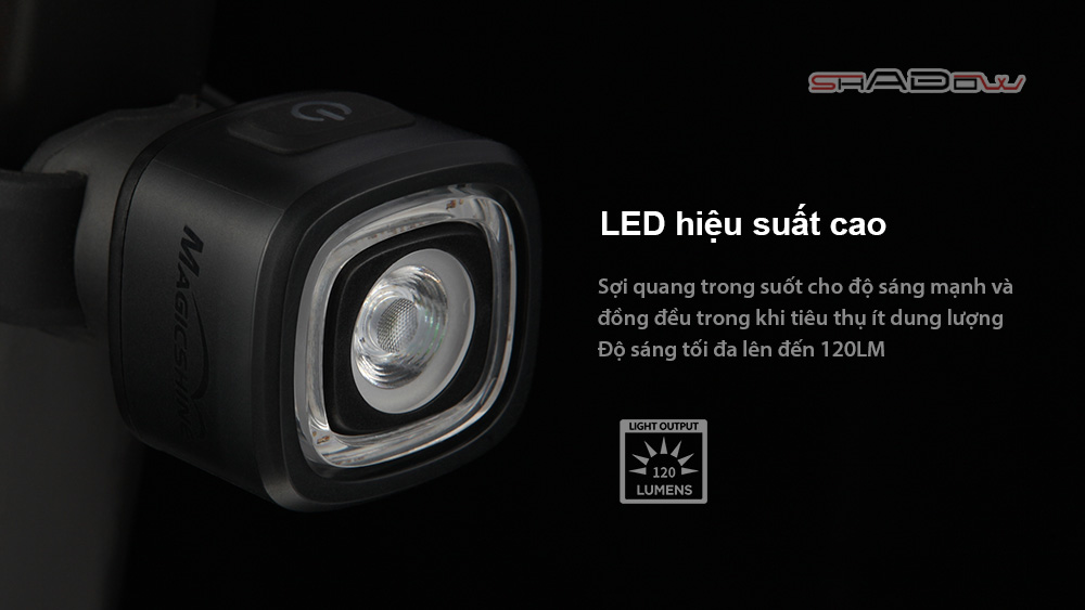 RN120 được trang bị led hiệu suất cao