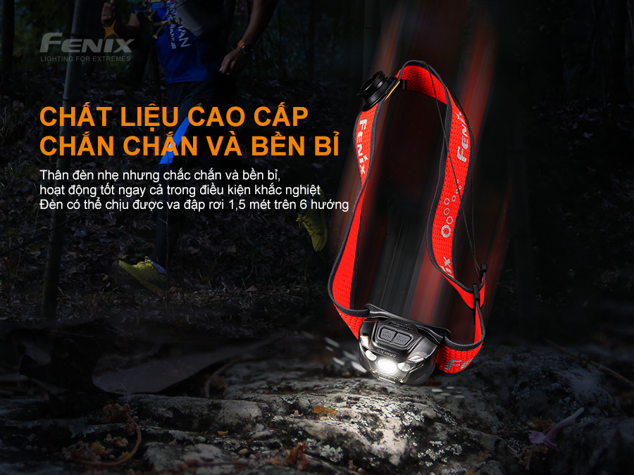 Fenix HL18R-T được làm từ chất liệu cao cấp