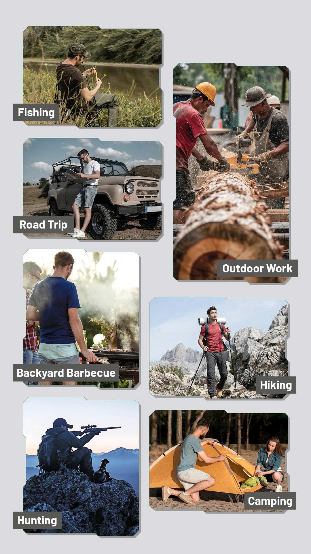 Nitecore EMR25 dùng cho câu cá, đi rừng, làm việc ngoài trời, nướng BBQ, leo núi, cắm trại, du lịch đường dài