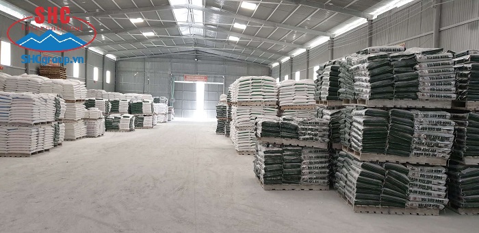 Kho lưu trữ hàng vôi sơn hà