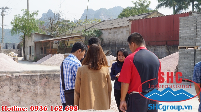 đối tác singapore thăm nhà máy sỏi hồng