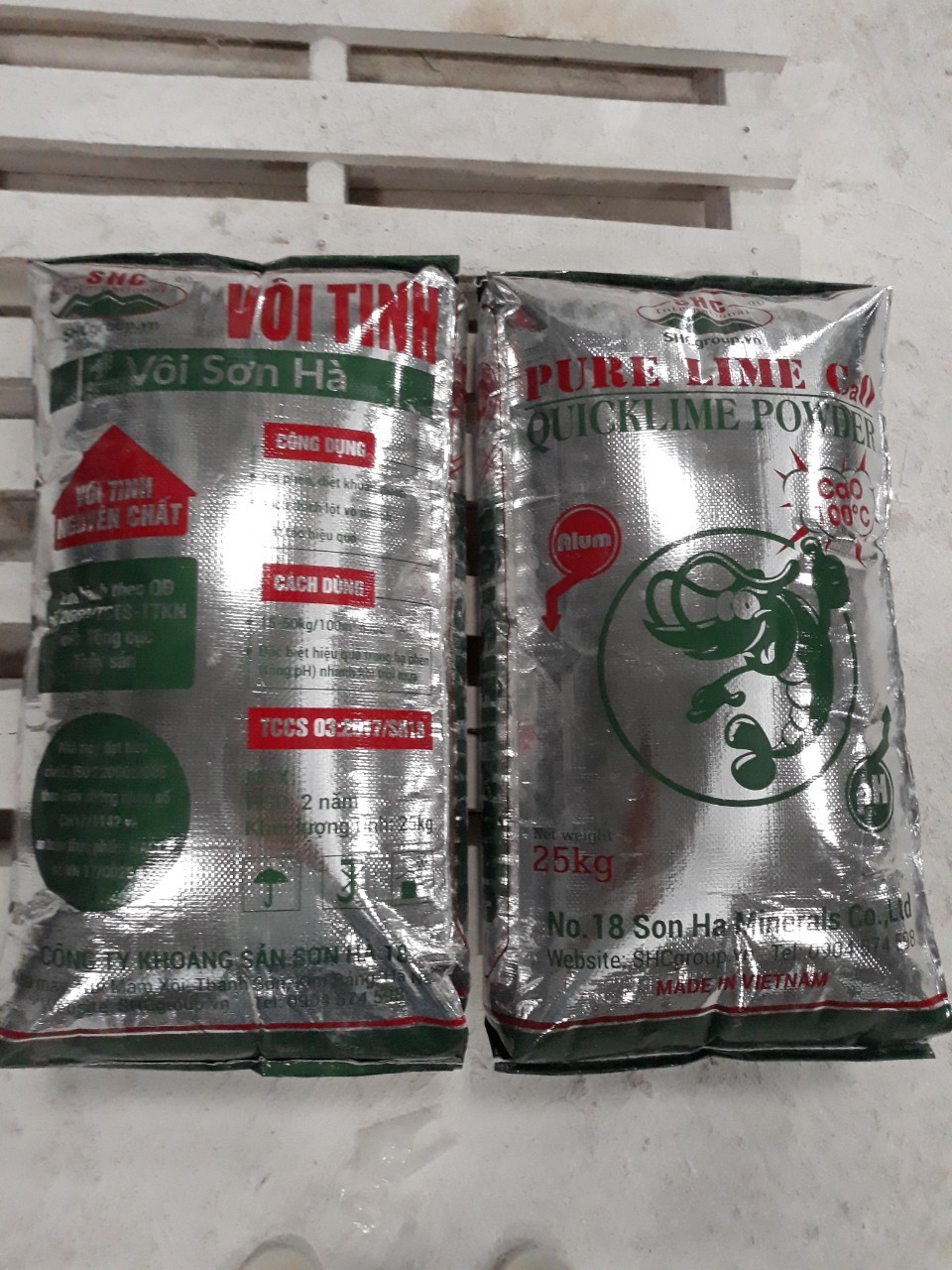 Vôi tinh Sơn Hà chất lượng cao