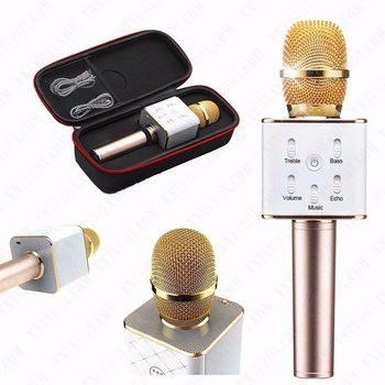 MICRO KARAOKE KÈM LOA TUXUN Q7 HÁT CỰC HAY