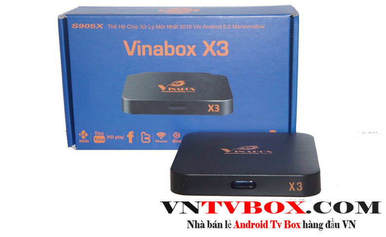 Vinabox X3 Android 6.0 Thương hiệu Việt giá rẻ