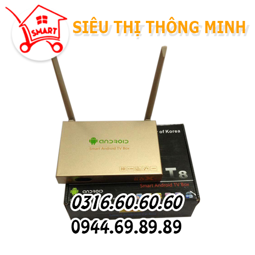 đầu android tvi box t8