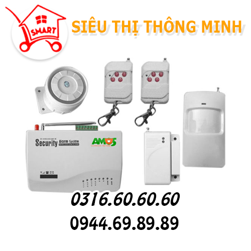 Thiết bị chống trộm tại Hải Phòng: Phân Phối Báo Động Amos Giá Tốt Nhất
