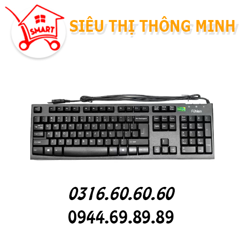 Bàn phím cơ bản Fuhlen L411 đen