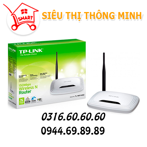 Bộ định tuyến TP - LINK TL - WR740N - 150MBPS WIRELESS N ROUTER