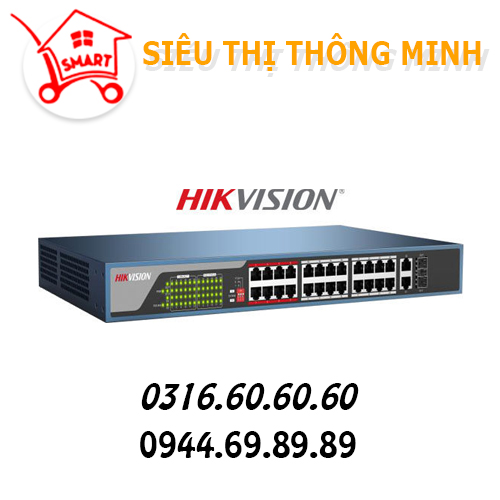 Switch cấp nguồn PoE 24 Port DS-3E0326P-E
