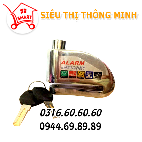 Khóa đĩa xe máy có còi NK303 chống trộm tốt nhất cho mọi gia đình