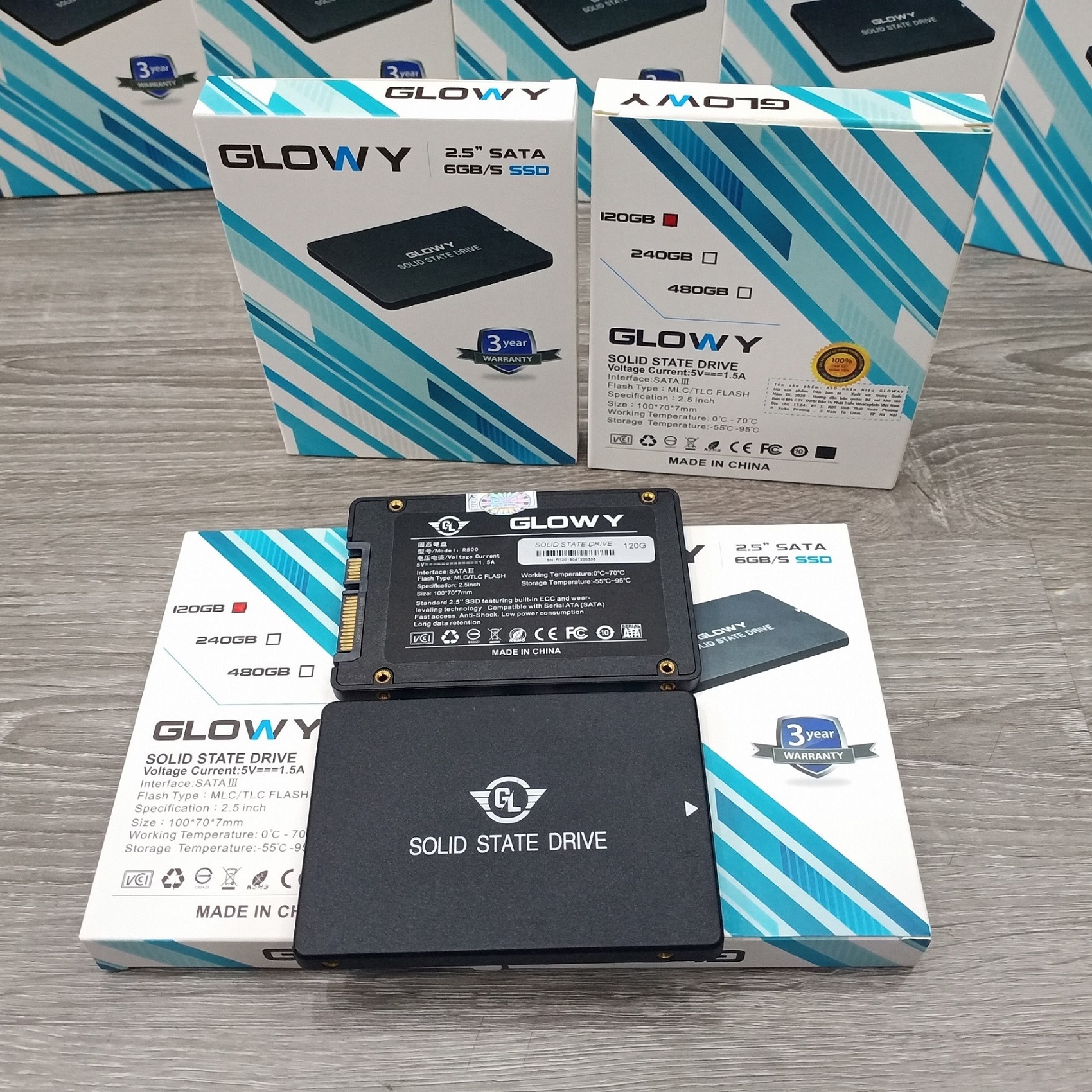 Ổ cứng SSD 120GB GLOWAY CHÍNH HÃNG