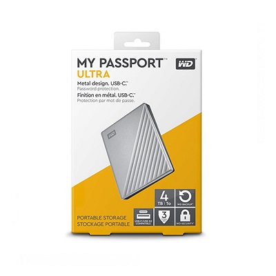 Ổ cứng di động WD My Passport Ultra 4TB chính hãng