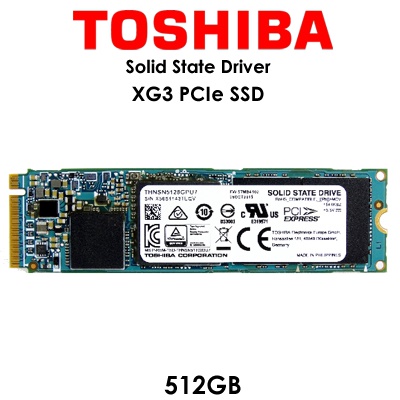 SSD Toshiba XG4 512GB M2 2280 NVMe THNSN5512GPUK (1khe) Like New