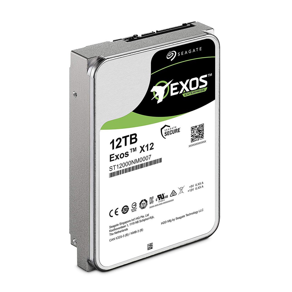 Ổ cứng HDD Seagate Exos 12TB - ST12000NM0008 chính hãng