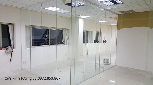 tháo vách kính văn phòng,cửa kính,vách nhôm kính quận 12