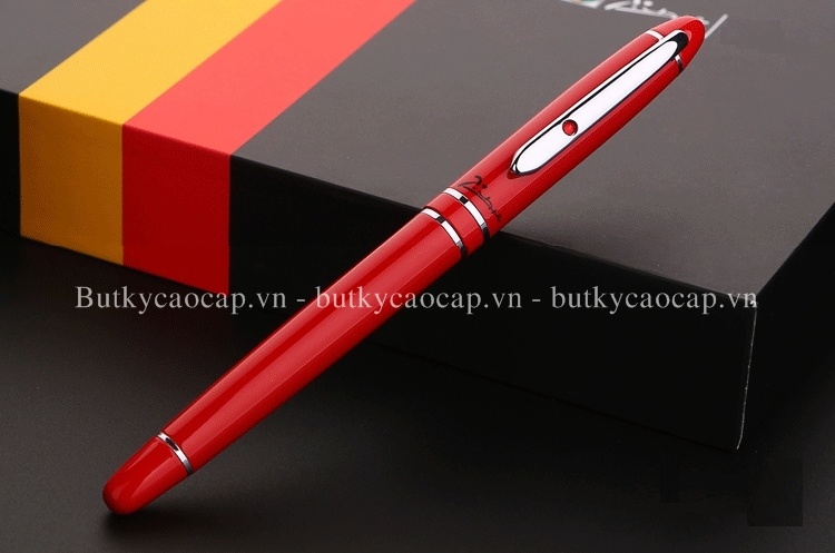 Bút dạ bi cao cấp Picasso PS-608 màu đỏ