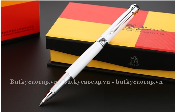 Bút dạ bi cao cấp Picasso PS-903RWH màu trắng