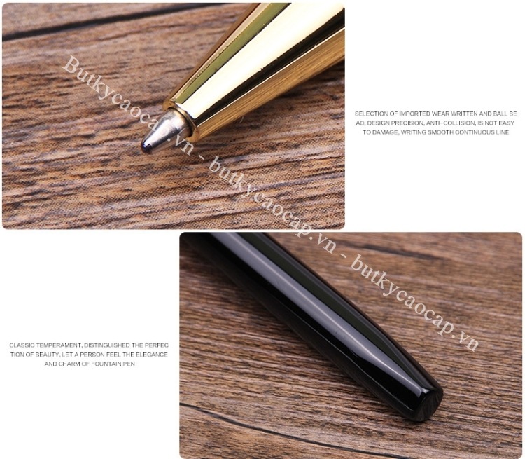 Chi tiết thiết kế bút kim loại cao cấp 108R
