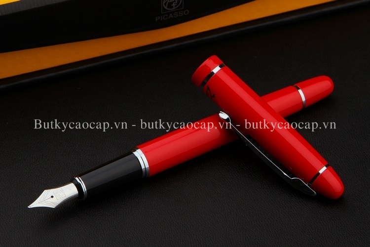 Bút máy Picasso PS-608 màu đỏ