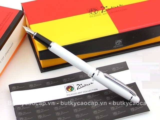 Bút máy Picasso PS-608 màu trắng