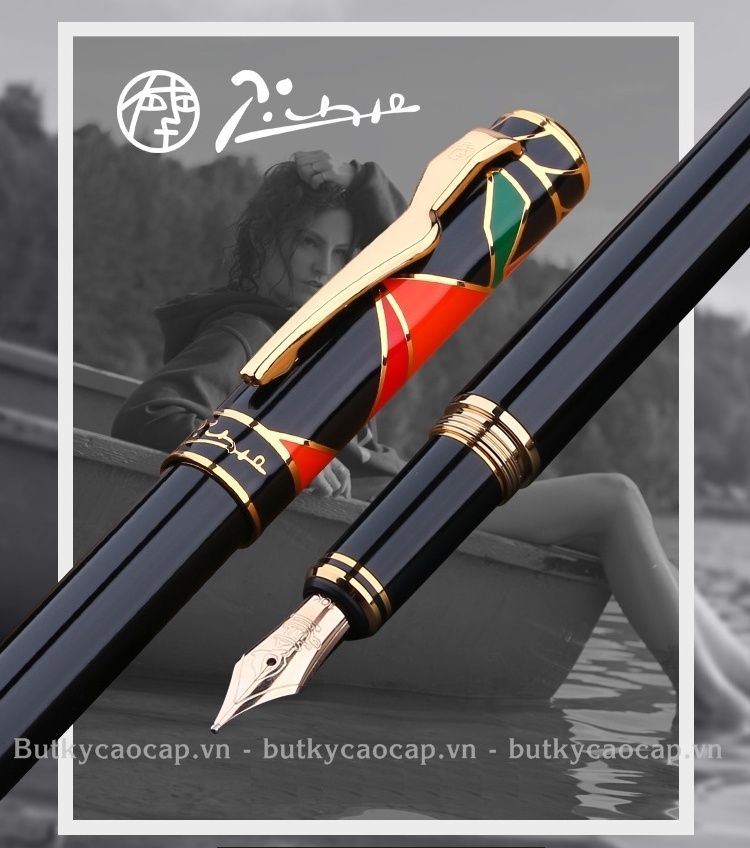 Bút máy Picasso 80 cài vàng