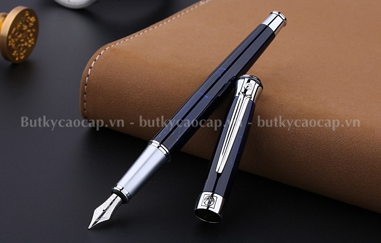 bút máy cao cấp Picasso PS-903 Blue Flowe