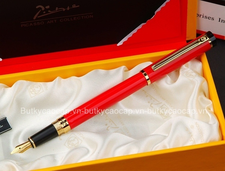 Bút máy cao cấp Picasso PS-908FRE màu đỏ