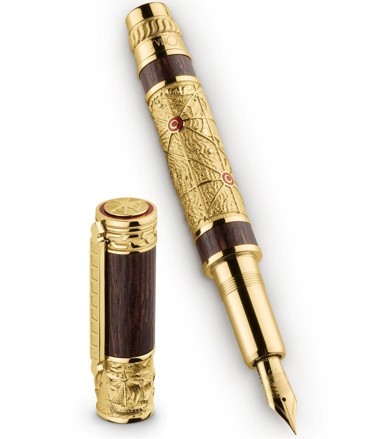 Bút cao cấp Omas Limited Edition Piri Reis Sterling Silver Yellow