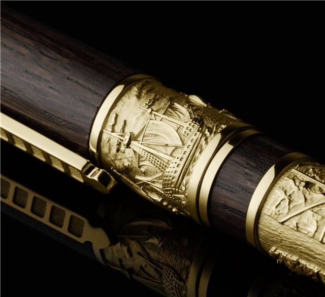 Bút cao cấp Omas Limited Edition Piri Reis Sterling Silver Yellow