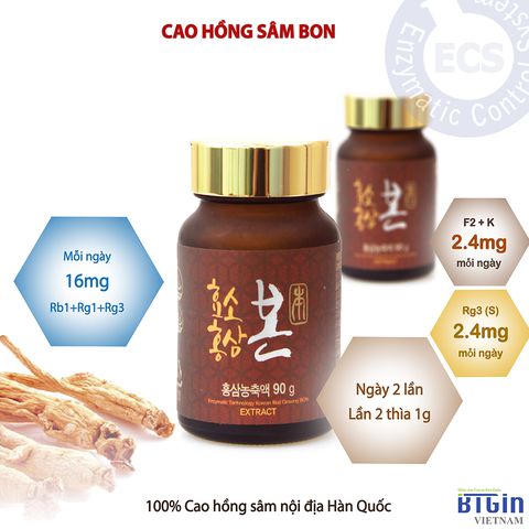 Cao hồng sâm BON