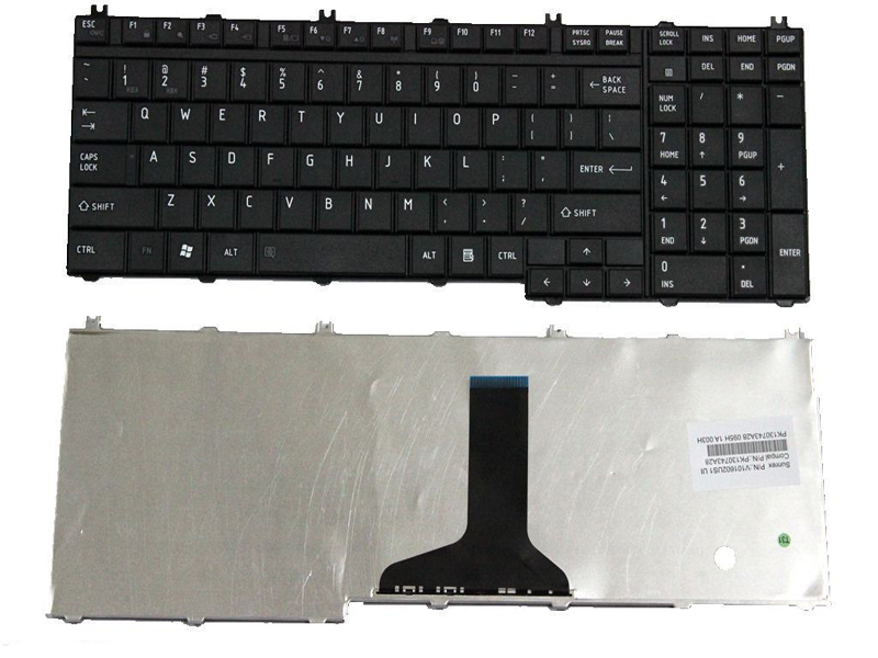 Kết quả hình ảnh cho Keyboard dùng cho laptop Toshiba satellite L500, L500D, L505, L505D