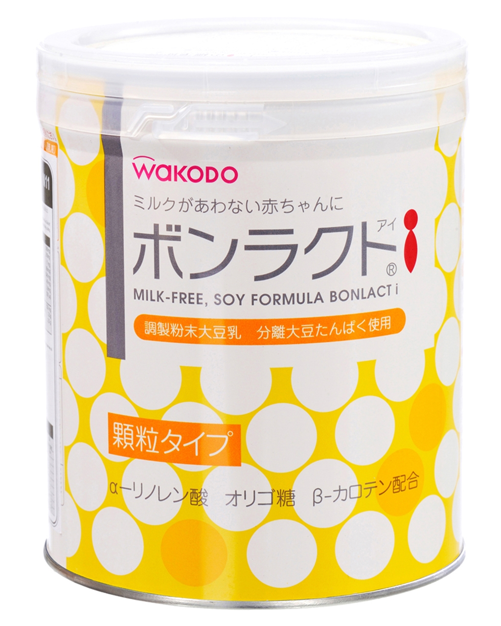 mặt trước wakodo cho trẻ dị ứng sữa bò