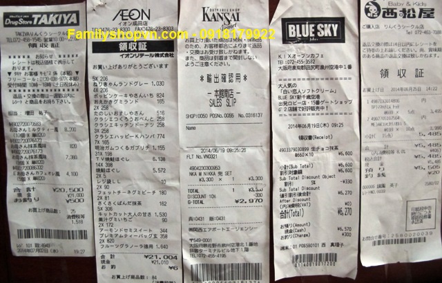 bill sữa meiji số 1-3 xách tay