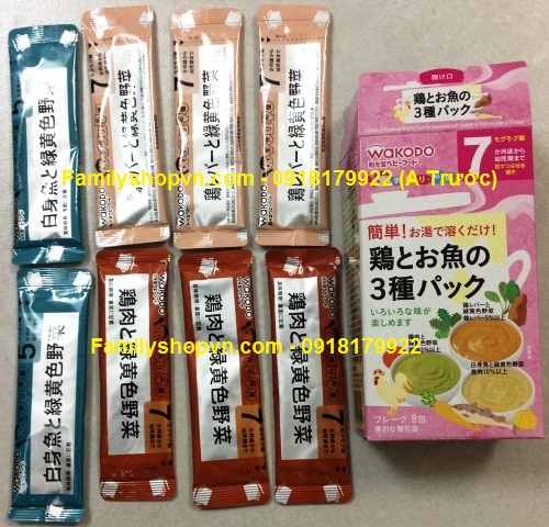 bột ăn dặm wakodo 7 tháng- 4987244170545